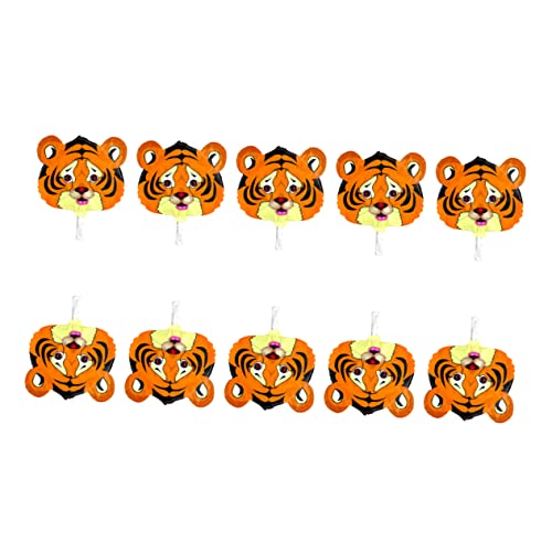 SOLUSTRE 10 Stück Teiliges Tigerkopf Folienballon Mini Tier Luftballons für Neujahrs und Geburtstagsdekoration Kreative Party Deko für Kindergeburtstag und Festliche Events SOLUSTRE 10 Stück Teiliges Tigerkopf Folienballon Mini Tier Luftballons für Neujahrs und Geburtstagsdekoration Kreative Party Deko für Kindergeburtstag und Festliche Events von SOLUSTRE