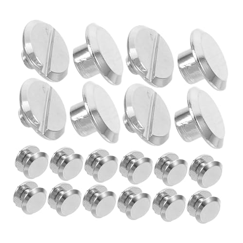 SOLUSTRE 100 Stück Chicago Schrauben Metall Buchschrauben mit Mutter Niete Sichere Bindung Einfache Montage Vielseitig für Buchbindung Alben Lederhandwerk Reparatur Kleiner Nieten SOLUSTRE 100 Stück Chicago Schrauben Metall Buchschrauben mit Mutter Niete Sichere Bindung Einfache Montage Vielseitig für Buchbindung Alben Lederhandwerk Reparatur Kleiner Nieten von SOLUSTRE
