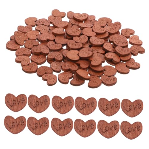SOLUSTRE 100 Stück Herzförmige Holzknöpfe für Bastelprojekte Rote Dekorative Knöpfe für Kleidung Diy und Hochzeitsdekoration Accessoires für Kreative SOLUSTRE 100 Stück Herzförmige Holzknöpfe für Bastelprojekte Rote Dekorative Knöpfe für Kleidung Diy und Hochzeitsdekoration Accessoires für Kreative von SOLUSTRE