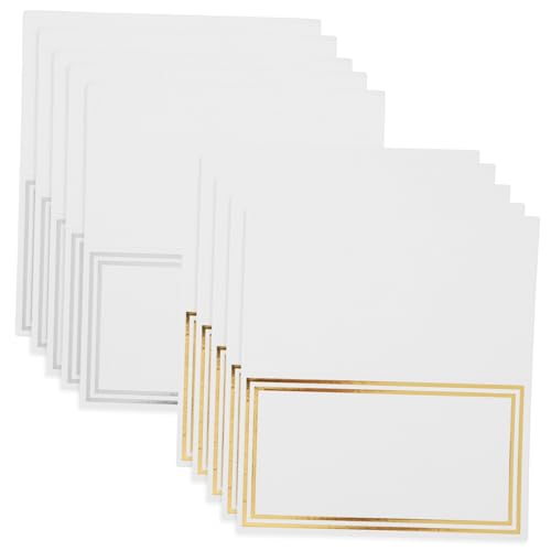 SOLUSTRE 100 Stück Hochzeit Tischkarten Blanko Namensschilder für Hochzeitsfeiern Platzkarten Papier für Tischdekoration für Gästeanordnung und Feierlichkeiten SOLUSTRE 100 Stück Hochzeit Tischkarten Blanko Namensschilder für Hochzeitsfeiern Platzkarten Papier für Tischdekoration für Gästeanordnung und Feierlichkeiten von SOLUSTRE
