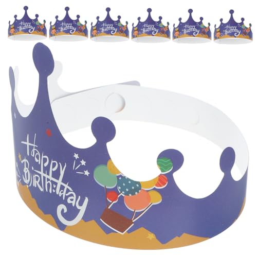 SOLUSTRE 100 Stück Kindergeburtstag Partyhüte Prinzenkrone für Jungen Niedliche Geburtstagshemdchen Dekoration für Unvergessliche Feiern SOLUSTRE 100 Stück Kindergeburtstag Partyhüte Prinzenkrone für Jungen Niedliche Geburtstagshemdchen Dekoration für Unvergessliche Feiern von SOLUSTRE