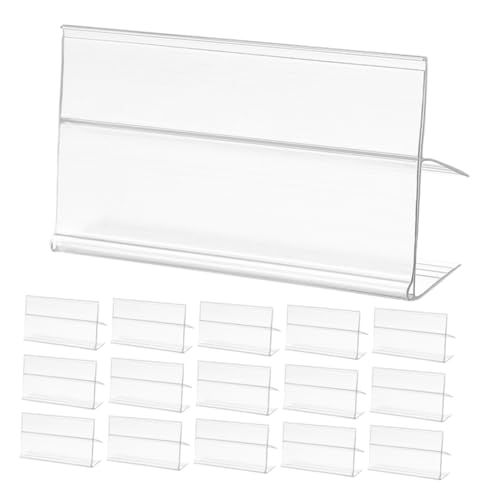 SOLUSTRE 100 Stück PVC Etikettenhalter für Preisetiketten für Supermärkte und Einzelhandel für Effizientes Preismanagement und Einfache Installation SOLUSTRE 100 Stück PVC Etikettenhalter für Preisetiketten für Supermärkte und Einzelhandel für Effizientes Preismanagement und Einfache Installation von SOLUSTRE