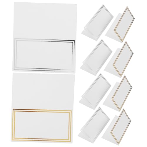 SOLUSTRE 100Stücke Hochwertige Hochzeitstischkarten Namenskarten Für Platzierung Für Hochzeiten Und Partys von SOLUSTRE