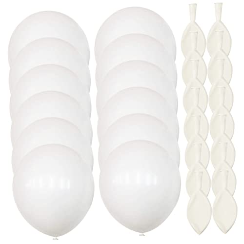 SOLUSTRE 100Stücke Weiße Latexballons Hochzeitsballons Für Brautduschen Geburtstagsfeiern Und Besondere Anlässe Dekoration Für Unvergessliche Erinnerungen von SOLUSTRE