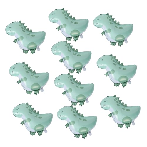 SOLUSTRE 10Stücke Luftballons Teiliges Robuste und Sichere Dekoration für Kindergeburtstage und Tiermottopartys für Jungen und Aluminiumfolie von SOLUSTRE