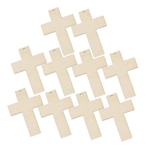 SOLUSTRE 10Stücke Unbehandelte Holz Kreuz Ausschnitte für DIY Projekte Dekoration für Halloween Weihnachten Ostern und Partys für Kreative Bastelideen SOLUSTRE 10Stücke Unbehandelte Holz Kreuz Ausschnitte für DIY Projekte Dekoration für Halloween Weihnachten Ostern und Partys für Kreative Bastelideen von SOLUSTRE