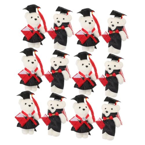 SOLUSTRE 12 Stück Absolventen Doktorand ausgestopftes Bärenspielzeug Blumenstraußverzierungen tragen abschluss Graduierungs Bärenzubehör selber machen Plüschbär Vlies SOLUSTRE 12 Stück Absolventen Doktorand ausgestopftes Bärenspielzeug Blumenstraußverzierungen tragen abschluss Graduierungs Bärenzubehör selber machen Plüschbär Vlies von SOLUSTRE