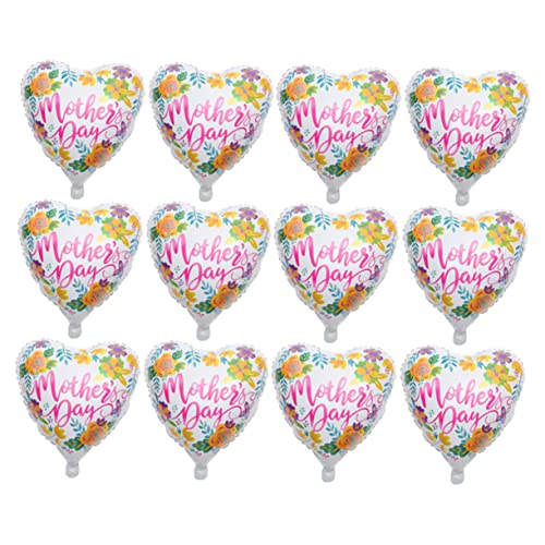 SOLUSTRE 12 Stück Folienballons Tag Luftballons Mütter Dekorationen Party Gold LED hochzeitsdeko großer Herzballon riesiger Folienballon Muttertagsverzierung Aluminiumfolie SOLUSTRE 12 Stück Folienballons Tag Luftballons Mütter Dekorationen Party Gold LED hochzeitsdeko großer Herzballon riesiger Folienballon Muttertagsverzierung Aluminiumfolie von SOLUSTRE