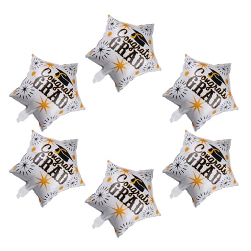 SOLUSTRE 12 Stück Luftballons Für Die Abschlussfeier Luftballons Für Trophäenpartys Dekorationen Glückwunsch Thematisiert Für Die Abschlussfeier Aluminiumfolie Weiß SOLUSTRE 12 Stück Luftballons Für Die Abschlussfeier Luftballons Für Trophäenpartys Dekorationen Glückwunsch Thematisiert Für Die Abschlussfeier Aluminiumfolie Weiß von SOLUSTRE