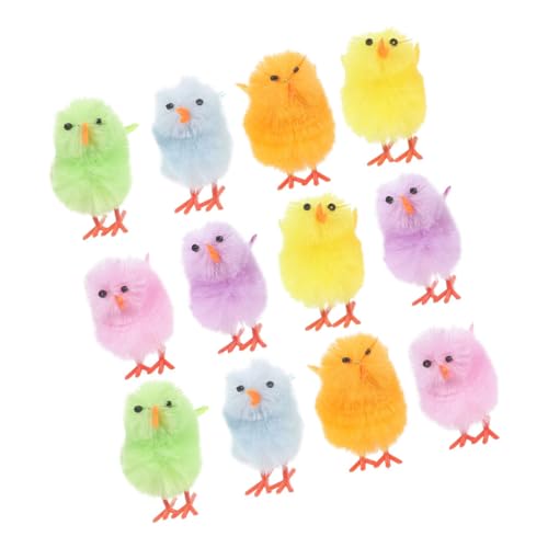 SOLUSTRE 12 Stück Stofftier Küken für Mini-Hühnerfiguren Chick Plüsch Osterpelzküken guck Kuscheltier Plüsch-Küken-Modell Gefüllter Hühnerplüsch -Mini-Küken Samt SOLUSTRE 12 Stück Stofftier Küken für Mini-Hühnerfiguren Chick Plüsch Osterpelzküken guck Kuscheltier Plüsch-Küken-Modell Gefüllter Hühnerplüsch -Mini-Küken Samt von SOLUSTRE