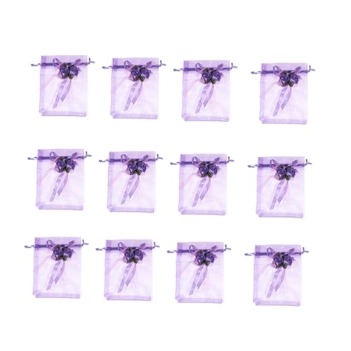 SOLUSTRE 12 Stück Teiliges Farbiger Kordelzug Geschenkbeutel aus Mesh Wiederverwendbare Candy Pouches mit Schleifenform als Süßigkeiten und Präsentbeutel für Partys und Geschenke SOLUSTRE 12 Stück Teiliges Farbiger Kordelzug Geschenkbeutel aus Mesh Wiederverwendbare Candy Pouches mit Schleifenform als Süßigkeiten und Präsentbeutel für Partys und Geschenke von SOLUSTRE