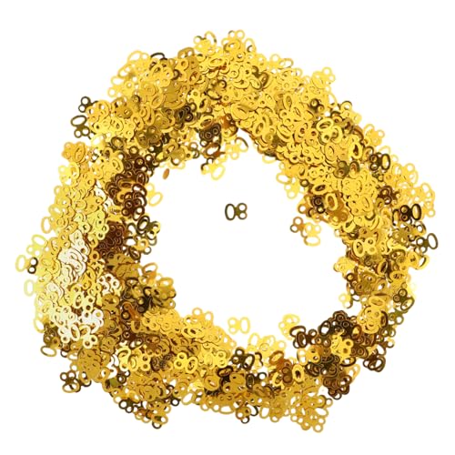 SOLUSTRE 1200 Stück Goldenes Nummer Konfetti für Partys Tischdekoration für Geburtstagsfeiern und Jubiläen Wiederverwendbar Vielseitig Einsetzbar SOLUSTRE 1200 Stück Goldenes Nummer Konfetti für Partys Tischdekoration für Geburtstagsfeiern und Jubiläen Wiederverwendbar Vielseitig Einsetzbar von SOLUSTRE