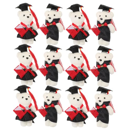 SOLUSTRE 12pcs Abschlussbärplüschspielzeug Niedliche Bärenpuppe Für Abschlussfeier Dekoration Abschluss Stoffer Bär Für Bouquet Graduation Bär Für Feierlichkeiten SOLUSTRE 12pcs Abschlussbärplüschspielzeug Niedliche Bärenpuppe Für Abschlussfeier Dekoration Abschluss Stoffer Bär Für Bouquet Graduation Bär Für Feierlichkeiten von SOLUSTRE