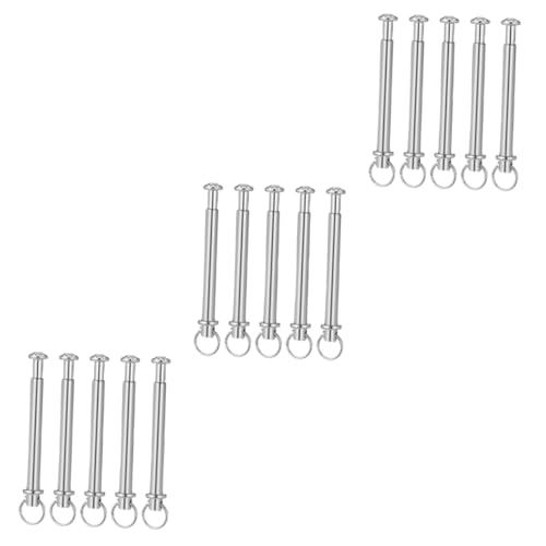 SOLUSTRE 15 Sätze Faltventilator Reparaturset Schaftnieten für Handventilatoren Langlebiges Zubehör für Faltfächer Einfach zu Verwenden für DIY Reparaturen von SOLUSTRE