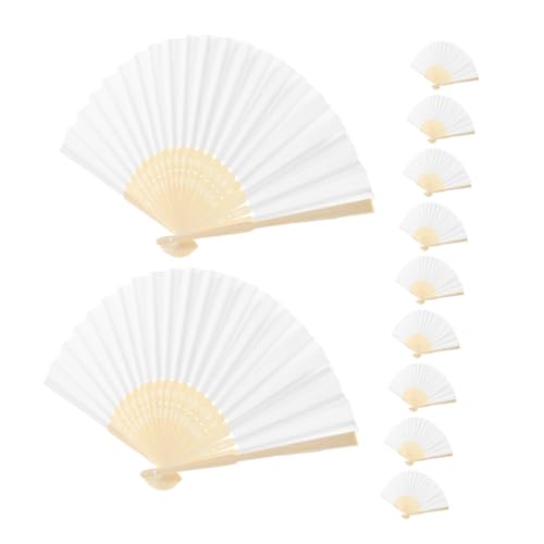 SOLUSTRE 15 Stück Teiliges Weiße Papierfächer Faltbare Handfächer aus und Papier Stabile DIY Bastelfächer für Hochzeit Party und Festivaldekoration Blanko für Kreative Gestaltung SOLUSTRE 15 Stück Teiliges Weiße Papierfächer Faltbare Handfächer aus und Papier Stabile DIY Bastelfächer für Hochzeit Party und Festivaldekoration Blanko für Kreative Gestaltung von SOLUSTRE