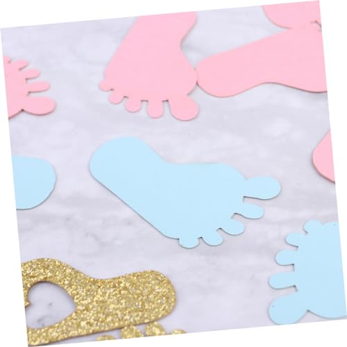 SOLUSTRE 150 Stück Babyfüße Konfetti aus Papier Bunt Schimmerndes Partydeko Leichtes Kreatives Tisch und Bodenkonfetti für Babypartys Geburtstagsfeiern und Festliche Anlässe SOLUSTRE 150 Stück Babyfüße Konfetti aus Papier Bunt Schimmerndes Partydeko Leichtes Kreatives Tisch und Bodenkonfetti für Babypartys Geburtstagsfeiern und Festliche Anlässe von SOLUSTRE