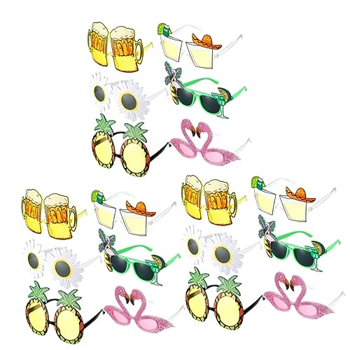 SOLUSTRE 18 Stück Lustige Hawaiianische Partybrillen Kreative Strand Sonnenbrillen für Kostümpartys und Foto Requisiten Zufällige Designs SOLUSTRE 18 Stück Lustige Hawaiianische Partybrillen Kreative Strand Sonnenbrillen für Kostümpartys und Foto Requisiten Zufällige Designs von SOLUSTRE