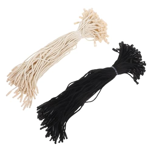 SOLUSTRE 1980 Stück Baumwoll-kordel für Etiketten Mittlere Verschließbare Preisschild-Bänder in Schwarz und Beige Langlebig Tamperresistent Geeignet für Kleidung Schuhe Taschen Schmuck und SOLUSTRE 1980 Stück Baumwoll-kordel für Etiketten Mittlere Verschließbare Preisschild-Bänder in Schwarz und Beige Langlebig Tamperresistent Geeignet für Kleidung Schuhe Taschen Schmuck und von SOLUSTRE