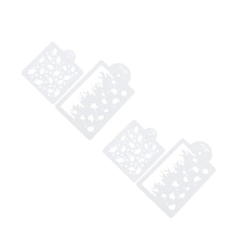SOLUSTRE 2 Sätze Kuchendekorationsform Kuchenform Kuchen Schablone Vorlage Kuchendekorationen Prägung Eid-party-zubehör Eid-kuchen-schablone Plastik Weiß 2 Stück * 2 SOLUSTRE 2 Sätze Kuchendekorationsform Kuchenform Kuchen Schablone Vorlage Kuchendekorationen Prägung Eid-party-zubehör Eid-kuchen-schablone Plastik Weiß 2 Stück * 2 von SOLUSTRE
