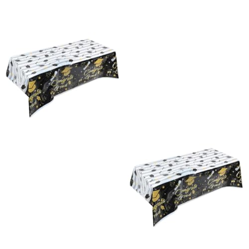 SOLUSTRE 2 Stück Abschluss Tischdecke Bunt Tücher Tischtuch Im Freien Abdeckung Party Tischdecke Für Abschlussfeier Tischdecken Abschlussfeier Tischdecke Black Stoff SOLUSTRE 2 Stück Abschluss Tischdecke Bunt Tücher Tischtuch Im Freien Abdeckung Party Tischdecke Für Abschlussfeier Tischdecken Abschlussfeier Tischdecke Black Stoff von SOLUSTRE