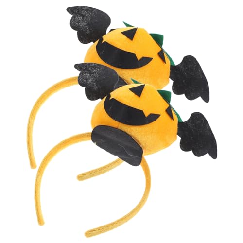 SOLUSTRE 2 Stück Halloween Stirnband Kürbis Design Auffälliges Haaraccessoire für Damen Vielseitig Einsetzbar bei Halloween Themen und Cosplay Partys Farbenfrohes Party Headband für SOLUSTRE 2 Stück Halloween Stirnband Kürbis Design Auffälliges Haaraccessoire für Damen Vielseitig Einsetzbar bei Halloween Themen und Cosplay Partys Farbenfrohes Party Headband für von SOLUSTRE