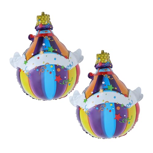 SOLUSTRE 2 Stück Heißluftballon Geburtstagsdekoration Happy Birthday Ballons Luftballon Dekoration Folienballons Partydekorationen Reiseparty Ballons Aluminiumfolie SOLUSTRE 2 Stück Heißluftballon Geburtstagsdekoration Happy Birthday Ballons Luftballon Dekoration Folienballons Partydekorationen Reiseparty Ballons Aluminiumfolie von SOLUSTRE