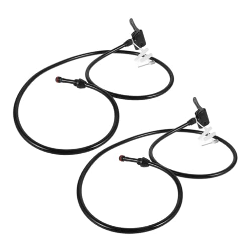 SOLUSTRE 2 Stück Kaltbeständiger Luftpumpenschlauch mit Vielseitigen Ventiladaptern für Fahrrad und Scooterreifen Geeignet für Hochdruck Schnell Aufpumpbar Kompatibel mit Air Pump For Balls SOLUSTRE 2 Stück Kaltbeständiger Luftpumpenschlauch mit Vielseitigen Ventiladaptern für Fahrrad und Scooterreifen Geeignet für Hochdruck Schnell Aufpumpbar Kompatibel mit Air Pump For Balls von SOLUSTRE