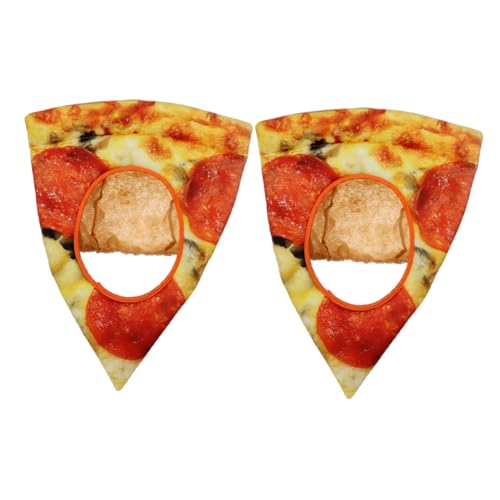 SOLUSTRE 2 Stück Pizza Cosplay Hut Leichtes Partyaccessoire Lustiger Fast Food Kostümhut Bunte Pizzaform Für Karneval Festival Bühnenauftritte SOLUSTRE 2 Stück Pizza Cosplay Hut Leichtes Partyaccessoire Lustiger Fast Food Kostümhut Bunte Pizzaform Für Karneval Festival Bühnenauftritte von SOLUSTRE