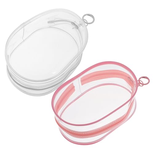 SOLUSTRE 2 Stück Puppentaschen Vitrinen Für Sammlerstücke Minifiguren Kleine Sammlung Organizer Schlüssel Transparentes Zubehör Beutel Hängender Puppenwürfel Für Blinde von SOLUSTRE