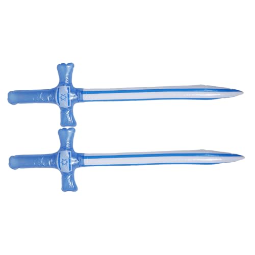 SOLUSTRE 2 Stück Teiliges Aufblasbares PVC für Hanukkah Partydeko Schnelles Aufpumpen Festliche Praktische und Einzigartige Lichtschwert Requisite für Halloween und Feierlichkeiten SOLUSTRE 2 Stück Teiliges Aufblasbares PVC für Hanukkah Partydeko Schnelles Aufpumpen Festliche Praktische und Einzigartige Lichtschwert Requisite für Halloween und Feierlichkeiten von SOLUSTRE