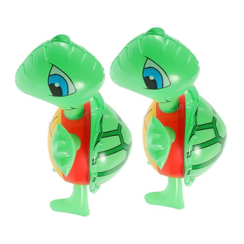 SOLUSTRE 2 Stück Teiliges Aufblasbares Schildkröten aus PVC Wasserdichtes Pool und Party Vielseitiges Geburtstags Deko Accessoire Kompakt und Leicht Tragbar für Garten und Badewanne SOLUSTRE 2 Stück Teiliges Aufblasbares Schildkröten aus PVC Wasserdichtes Pool und Party Vielseitiges Geburtstags Deko Accessoire Kompakt und Leicht Tragbar für Garten und Badewanne von SOLUSTRE