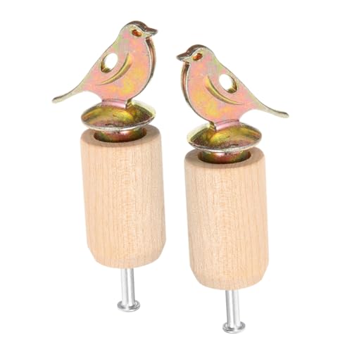 SOLUSTRE 2 Stück Vogelpfeife Vogelrufer Partypfeifen Vogelpfeife Für Vogelpfeifen Pfeifenruf Vögel Pfeifen Für Vogelrufe Vogelrufpfeife Beige Holz von SOLUSTRE