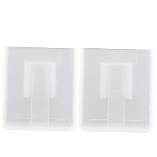 SOLUSTRE 2 Stück Wandmontierte Kleine Aufbewahrungsbox aus Hochwertigem Abs ohne Bohren Wiederverwendbar Platzsparend Transparent Teiliges für Handy und Fernbedienung SOLUSTRE 2 Stück Wandmontierte Kleine Aufbewahrungsbox aus Hochwertigem Abs ohne Bohren Wiederverwendbar Platzsparend Transparent Teiliges für Handy und Fernbedienung von SOLUSTRE