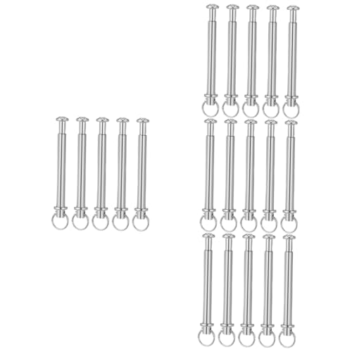 SOLUSTRE 20 Sätze Handventilator Reparaturset Nieten für Faltfächer Handliche Zubehörteile für Einfache Installation und Austausch von Lüfterachsen für DIY Fan Reparaturen SOLUSTRE 20 Sätze Handventilator Reparaturset Nieten für Faltfächer Handliche Zubehörteile für Einfache Installation und Austausch von Lüfterachsen für DIY Fan Reparaturen von SOLUSTRE