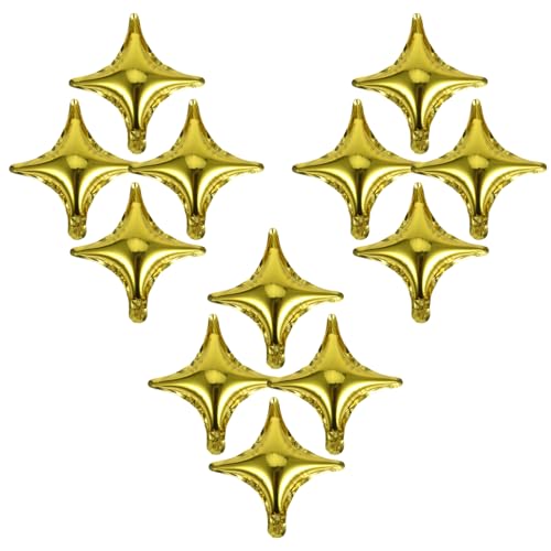SOLUSTRE 20 Stück Aluminium Folienballons Gold Quadratische Sterne für Hochzeiten Partys und Feiern Kreative Deko Idee für Unvergessliche SOLUSTRE 20 Stück Aluminium Folienballons Gold Quadratische Sterne für Hochzeiten Partys und Feiern Kreative Deko Idee für Unvergessliche von SOLUSTRE