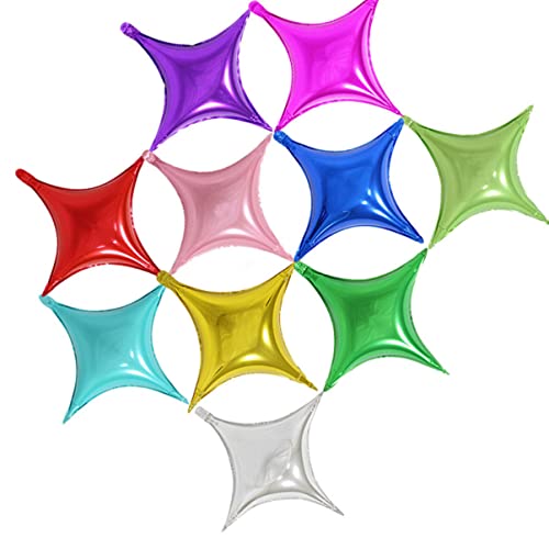 SOLUSTRE 20 Stück Aluminium Folienballons Quadratische Sternform für Hochzeits und Partydekoration Luftballons für Fröhliche Anlässe und Fotohintergründe SOLUSTRE 20 Stück Aluminium Folienballons Quadratische Sternform für Hochzeits und Partydekoration Luftballons für Fröhliche Anlässe und Fotohintergründe von SOLUSTRE