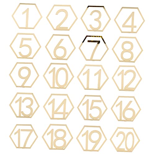 SOLUSTRE 20 Stück Digitale Tischkarten Dekoration Runden Tischeinstellungsdekor Tischnummern Hochzeit Abendessen Tischnummernschilder Für Die Hochzeit Braut- Hochzeitstisch Gold Weiß Acryl SOLUSTRE 20 Stück Digitale Tischkarten Dekoration Runden Tischeinstellungsdekor Tischnummern Hochzeit Abendessen Tischnummernschilder Für Die Hochzeit Braut- Hochzeitstisch Gold Weiß Acryl von SOLUSTRE