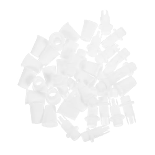 SOLUSTRE 20 Stück Drahtschnalle Die Kabelklemmen Die Draht -Klemme Installationszubehör Clips -kabel Lampen Zubehör Deckenkabelklemmen Deckenkabelhalter Drahtseilhalter Plastik Transparent von SOLUSTRE