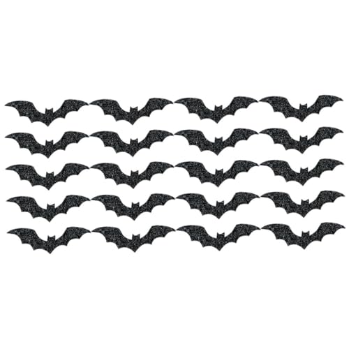 SOLUSTRE 20 Stück Halloween Fledermaus Deko Glitzernde Tischdekoration für Halloween Feiern Festliche Tischaccessoires für Gruselpartys und Dinnertafeln SOLUSTRE 20 Stück Halloween Fledermaus Deko Glitzernde Tischdekoration für Halloween Feiern Festliche Tischaccessoires für Gruselpartys und Dinnertafeln von SOLUSTRE