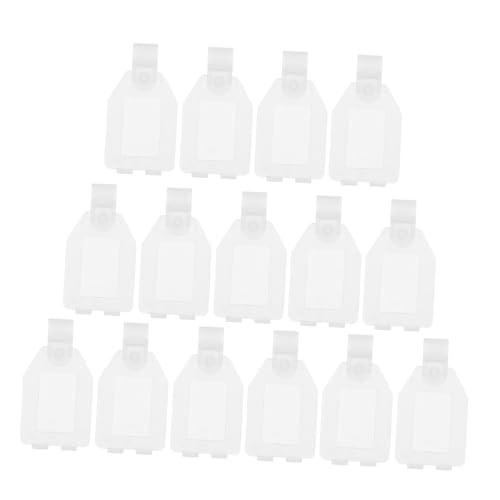 SOLUSTRE 20 Stück Preisschild Halter aus Material Installieren für Supermarkt und Geschäfte Transparenter Etikettenhalter für Preisinformationen von SOLUSTRE