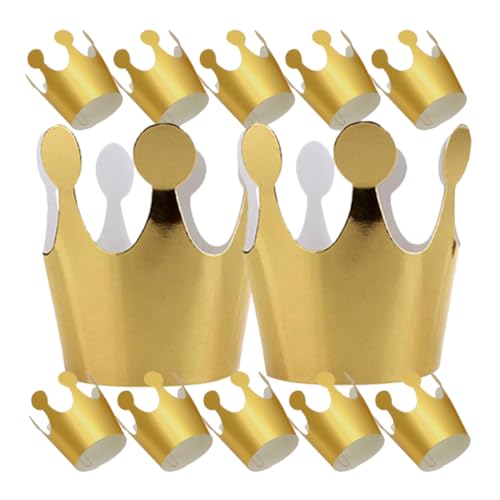 SOLUSTRE 20 Stück Teiliges Geburtstagskrone aus Papier für Goldene und Silberne Partyhüte Foto Requisiten für Unvergessliche Feiern und Anlässe SOLUSTRE 20 Stück Teiliges Geburtstagskrone aus Papier für Goldene und Silberne Partyhüte Foto Requisiten für Unvergessliche Feiern und Anlässe von SOLUSTRE