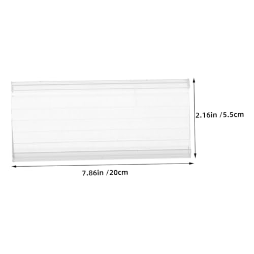 SOLUSTRE 20 Stück Transparente PVC Preisschildhalter mit Kartenschlitz Langlebiger Regalclip für Einzelhandel Leicht Ablesbare Etikettenanzeige Vielseitig Einsetzbar im Supermarkt SOLUSTRE 20 Stück Transparente PVC Preisschildhalter mit Kartenschlitz Langlebiger Regalclip für Einzelhandel Leicht Ablesbare Etikettenanzeige Vielseitig Einsetzbar im Supermarkt von SOLUSTRE