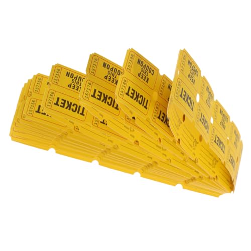 SOLUSTRE 200 Stück Lose für Veranstaltungen Fortlaufende Papier Tickets für Feste Feiern Spiele für Konzerte Schulaktivitäten Einfache Handhabung Sichtbarkeit Vielseitig Einsetzbar SOLUSTRE 200 Stück Lose für Veranstaltungen Fortlaufende Papier Tickets für Feste Feiern Spiele für Konzerte Schulaktivitäten Einfache Handhabung Sichtbarkeit Vielseitig Einsetzbar von SOLUSTRE