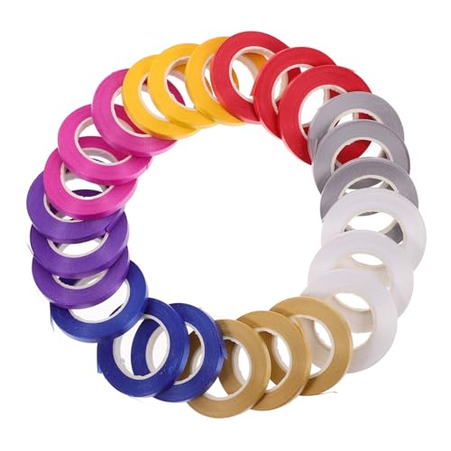 SOLUSTRE 24 Rollen Teiliges Curling Geschenkband in Farben Kunststoff Geschenkband für Ballon Deko Basteln Hochzeit Geburtstag Party Robustes Reißfestes Material Vielseitig Einsetzbar von SOLUSTRE
