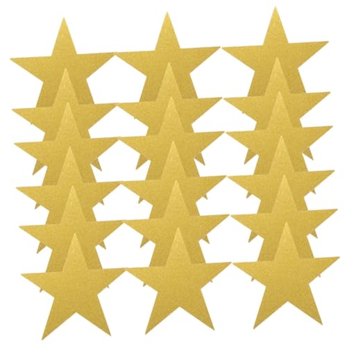 SOLUSTRE 24 Stück Glitzersterne zeichenpapier hochzeitsdekoration Schulwand Dekoration Tischdekoration Vielseitige Dekorationen goldene Mittelstücke für den Tisch Sterne für Schwarzes Brett SOLUSTRE 24 Stück Glitzersterne zeichenpapier hochzeitsdekoration Schulwand Dekoration Tischdekoration Vielseitige Dekorationen goldene Mittelstücke für den Tisch Sterne für Schwarzes Brett von SOLUSTRE