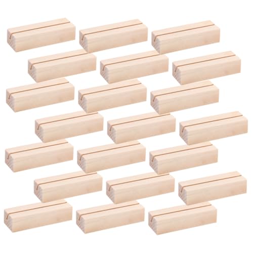 SOLUSTRE 24 Stück Holz Tischkartenhalter für Hochzeiten Partys und Events Robuste Kartenständer für Tischnummern Namensschilder und Menüs Tischdekoration für Besondere Anlässe SOLUSTRE 24 Stück Holz Tischkartenhalter für Hochzeiten Partys und Events Robuste Kartenständer für Tischnummern Namensschilder und Menüs Tischdekoration für Besondere Anlässe von SOLUSTRE