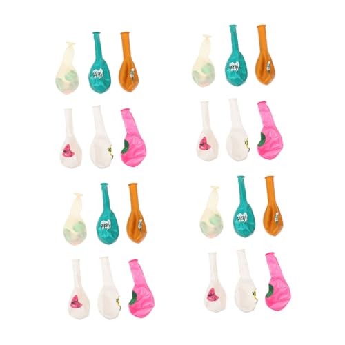 SOLUSTRE 24 Stück Latexballon mehrfarbig Fotografie-Requisiten Dekorationen hawaii luftballons sommerdeko Luftballons für die Sommerparty Dekoration mit hawaiianischen Luftballons Emulsion SOLUSTRE 24 Stück Latexballon mehrfarbig Fotografie-Requisiten Dekorationen hawaii luftballons sommerdeko Luftballons für die Sommerparty Dekoration mit hawaiianischen Luftballons Emulsion von SOLUSTRE