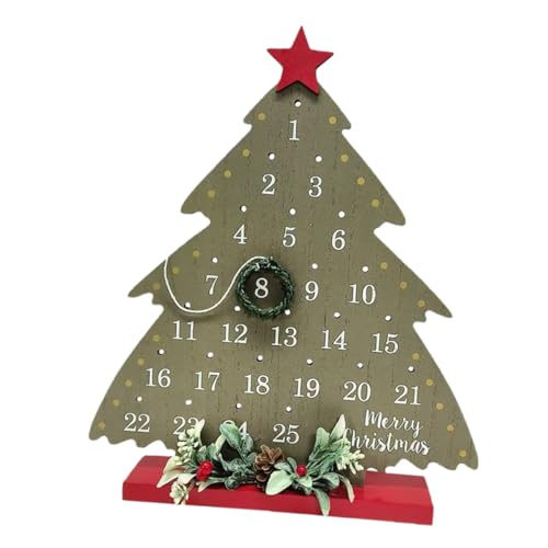 SOLUSTRE 25 Countdown -Kalender Weihnachts-Countdown-Kalender Weihnachtsbaum Adventskalender intelligenter Kalender Weihnachts-Countdown-Zeichen weihnachtlicher adventskalender hölzern SOLUSTRE 25 Countdown -Kalender Weihnachts-Countdown-Kalender Weihnachtsbaum Adventskalender intelligenter Kalender Weihnachts-Countdown-Zeichen weihnachtlicher adventskalender hölzern von SOLUSTRE
