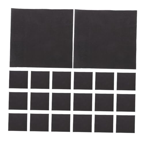 SOLUSTRE 25 Stück Mittagsserviette Glückliche Geburtstagsservietten Getränkeservietten Servietten zum Geburtstag marineblaue Servietten Kosmetikservietten Tischservietten Papier Schwarz von SOLUSTRE