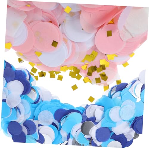 SOLUSTRE 2packung Bunter Runder Papierconfetti Für Tischdeko Und Luftballons Party-dekoration Für Geburtstage Und Feiertage SOLUSTRE 2packung Bunter Runder Papierconfetti Für Tischdeko Und Luftballons Party-dekoration Für Geburtstage Und Feiertage von SOLUSTRE